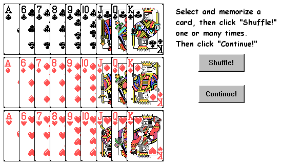 card trick overview